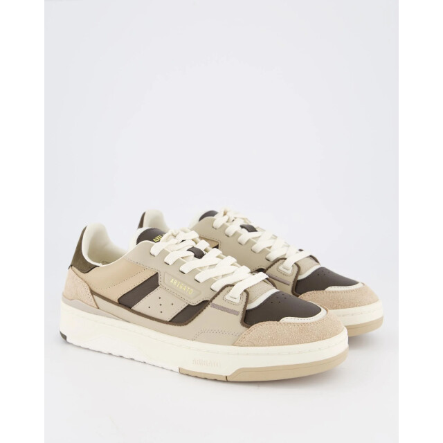 Axel Arigato Heren clay sneaker /bruin F2538006-BEIGE/DK BROWN large