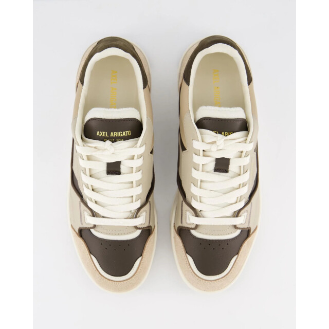 Axel Arigato Heren clay sneaker /bruin F2538006-BEIGE/DK BROWN large