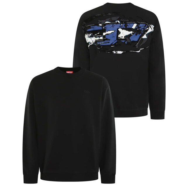 Diesel Heren s-boxt-t2 sweater A18694-0HYAT-9XX large
