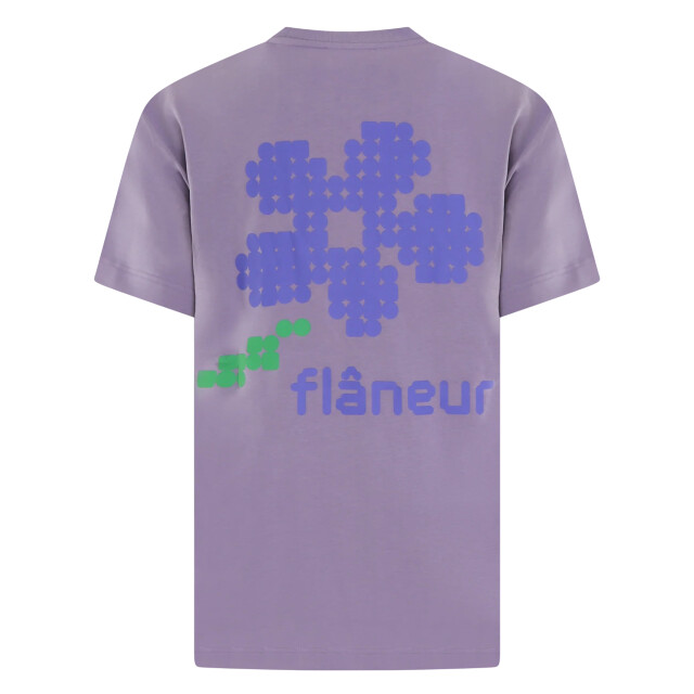 Flaneur Homme Heren pixel flower t-shirt FTSH018-650 large