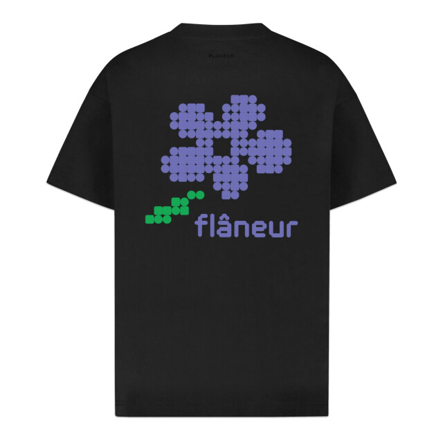 Flaneur Homme Heren pixel flower t-shirt FTSH018-999 large