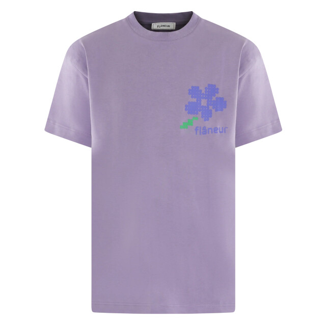 Flaneur Homme Heren pixel flower t-shirt FTSH018-650 large
