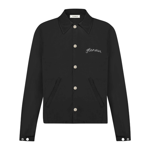 Flaneur Homme Heren signature coach jacket FOUT074-999 large