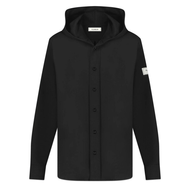 Flaneur Homme Heren atelier hooded shirt FSHI055-999 large