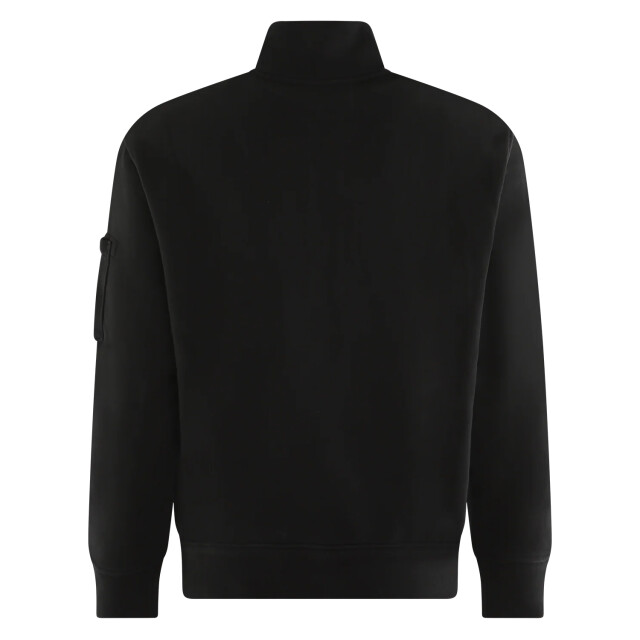 C.P. Company Heren half zip collar sweater black 18CMSS125A110044R-999 large