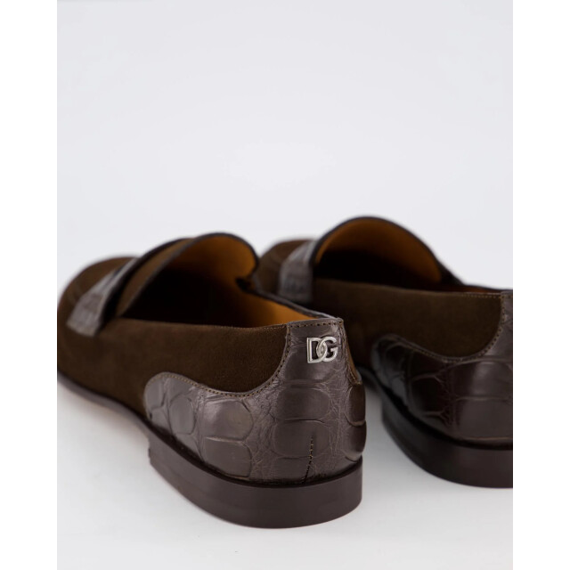Dolce and Gabbana Heren dg plaque loafers A50717-A2E22-8M157 large
