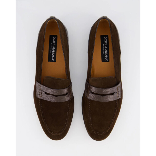 Dolce and Gabbana Heren dg plaque loafers A50717-A2E22-8M157 large