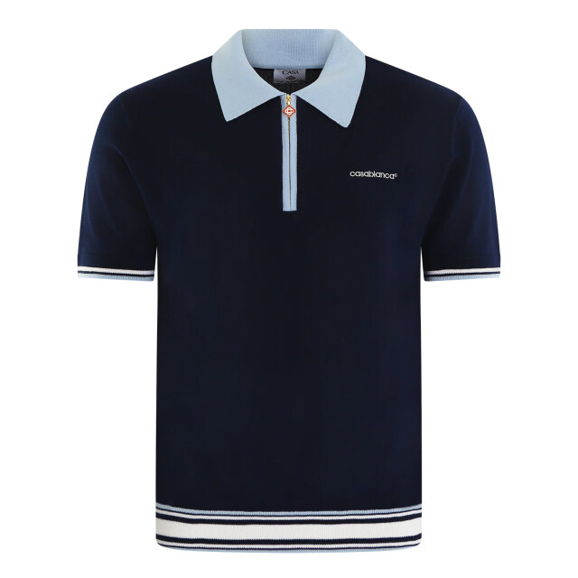 Casablanca Heren merino tennis polo MPF25-KW-1002-01 large