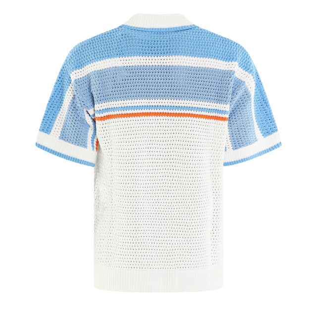 Casablanca Heren crochet shirt MPF25-KW-997-01 large