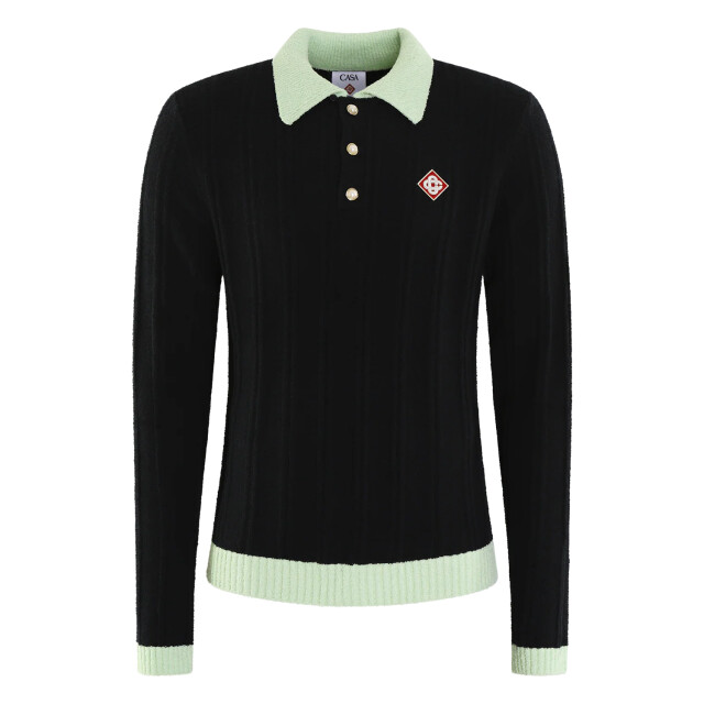 Casablanca Heren boucle polo MPF25-KW-1000-01 large