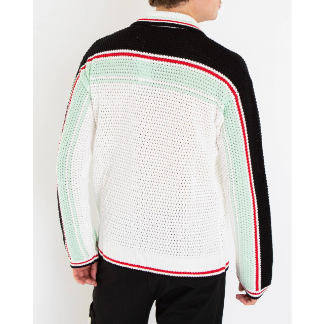 Casablanca Heren crochet shirt MPF25-KW-998-01 large