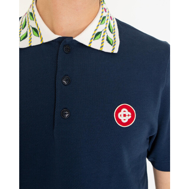 Casablanca Heren laurel pique polo MPF25-JTP-243-02 large