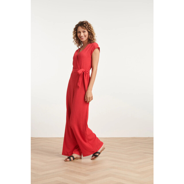 Smashed Lemon 24083 lange aansluitende jumpsuit | 24083-450-XL large