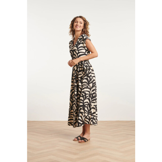 Smashed Lemon 24073 maxi jurk met grafische print | 24073-999-720 large