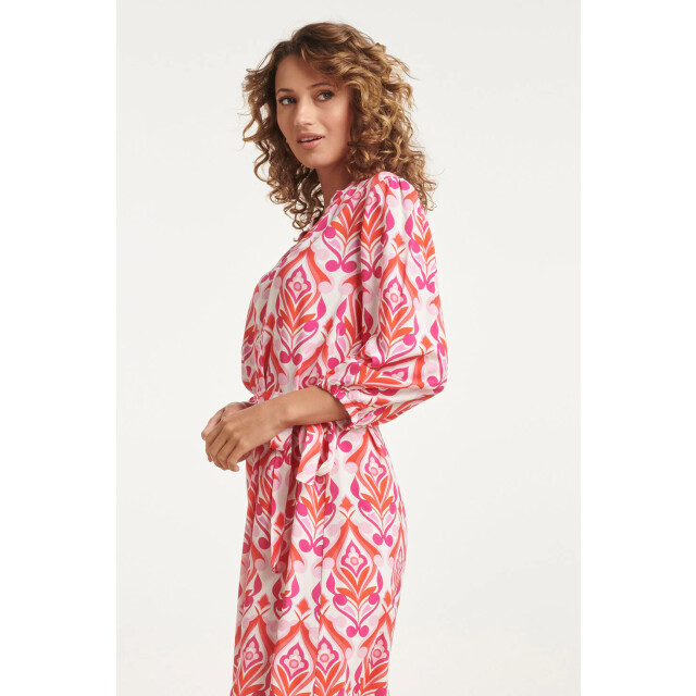 Smashed Lemon 24159 zomerjurk met ornamentprintverschillende tinten | 24159-000-998 large