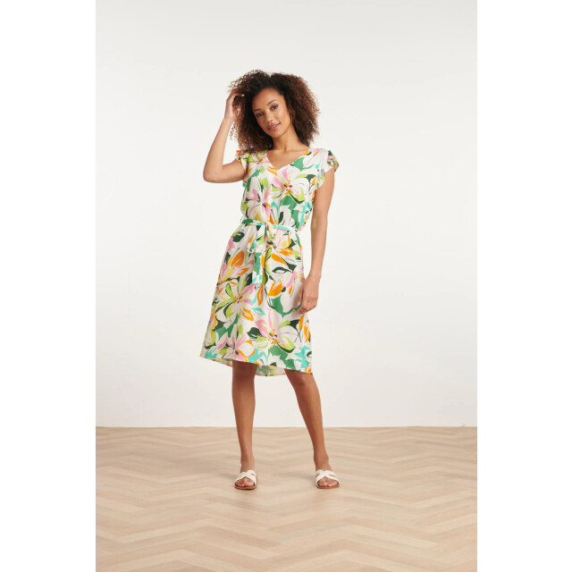 Smashed Lemon 24148 zomerjurk met bloemenprintlevendige en | 8720331246978 large
