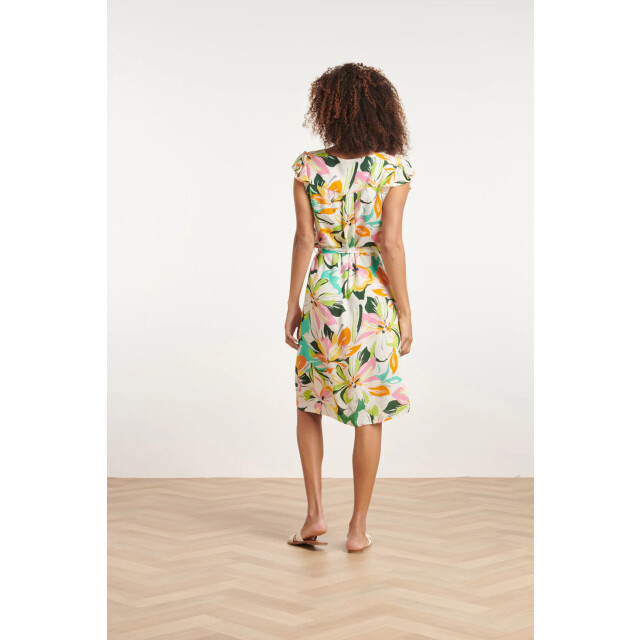 Smashed Lemon 24148 zomerjurk met bloemenprintlevendige en | 8720331246978 large