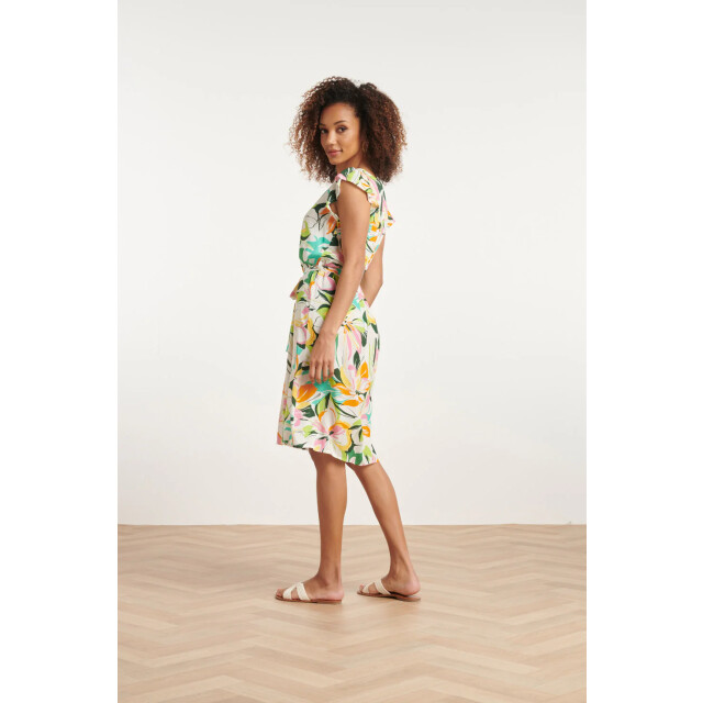 Smashed Lemon 24148 zomerjurk met bloemenprintlevendige en | 8720331246978 large
