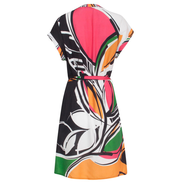 Smashed Lemon 24151 zomerjurk met abstracte bloemenprint | 24151-999-998 large