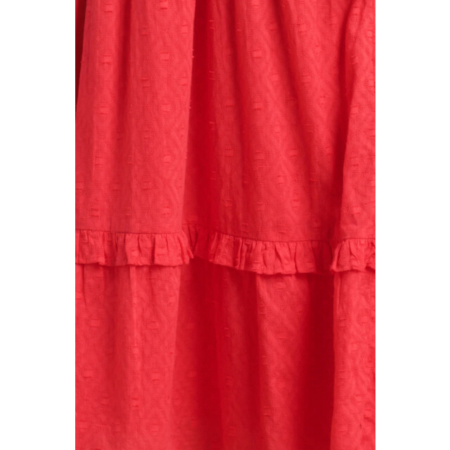 Smashed Lemon 24132 katoenen dobby maxi jurk met spaghettibandjes | 24132-450-S large Smashed Lemon 24132 katoenen dobby maxi jurk met spaghettibandjes | 24132-450-S large