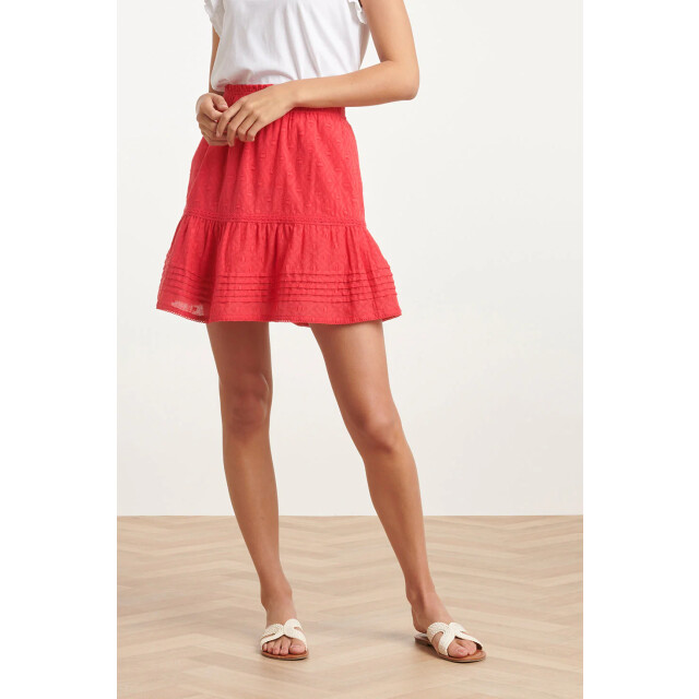 Smashed Lemon 24133 katoenen dobby rok met decoratieve tapes | 8720331245742 large