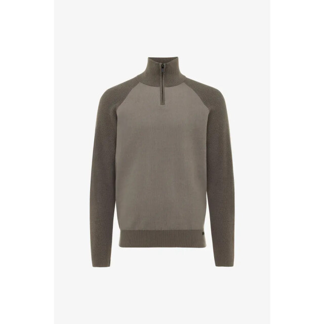Genti Zip turtle neck double face 159174033 large
