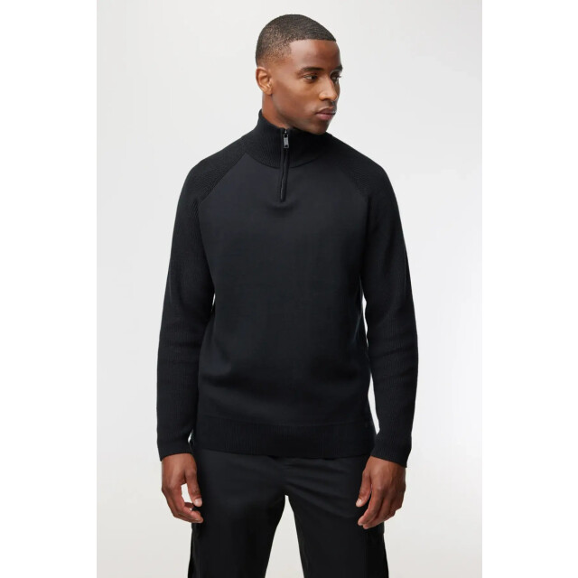 Genti Zip turtle neck double face 159174062 large