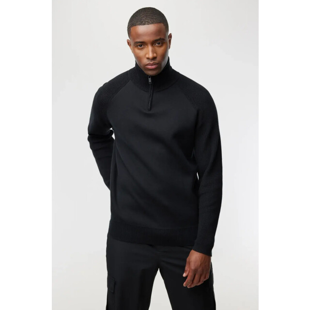 Genti Zip turtle neck double face 159174062 large