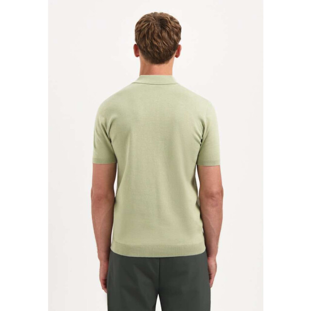 No Excess Pullover short sleeve polo solid light moss 29240754-197 large