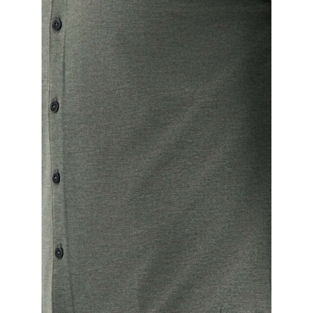 No Excess Shirt jersey melange stretch dark green 29410880-052 large