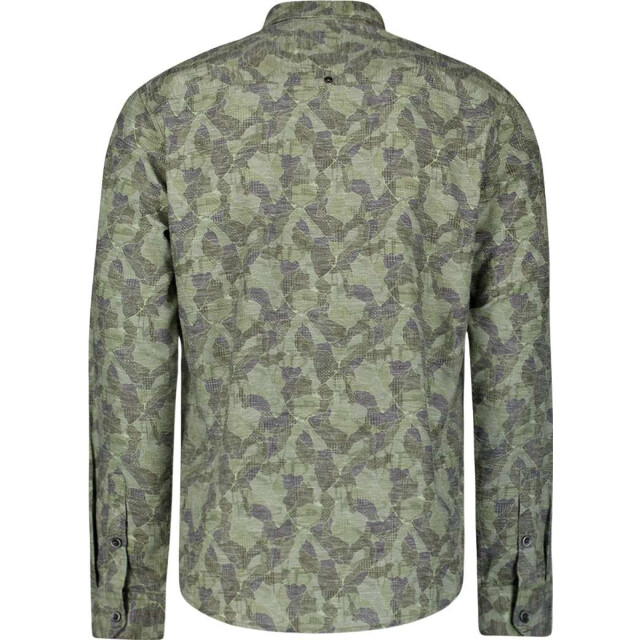 No Excess Shirt allover printed jacquard dark green 29400835-052 large