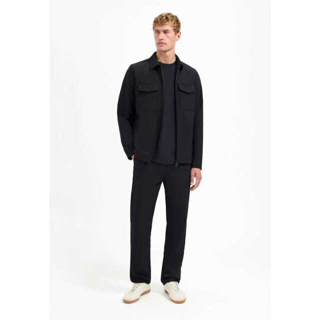 No Excess Overshirt full zipper stretch sedoc black 29510804-020 large