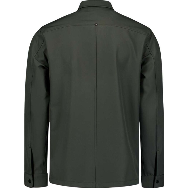 No Excess Overshirt full zipper stretch sedoc dark steel 29510804-124 large