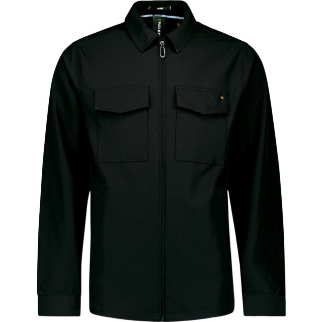 No Excess Overshirt full zipper stretch sedoc black 29510804-020 large