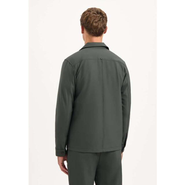 No Excess Overshirt full zipper stretch sedoc dark steel 29510804-124 large