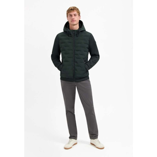 No Excess Jacket short fit sealed hooded knit dark steel 29630819SN-124 large