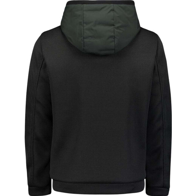 No Excess Jacket short fit sealed hooded knit dark steel 29630819SN-124 large