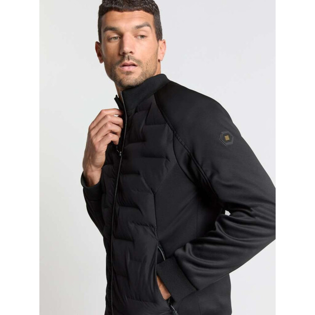 No Excess Jacket short fit sealed knitted mix black 29630810-020 large