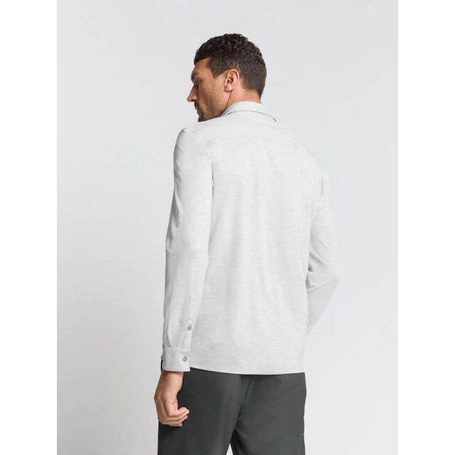 No Excess Shirt jersey melange stretch chalk N4180-017 large