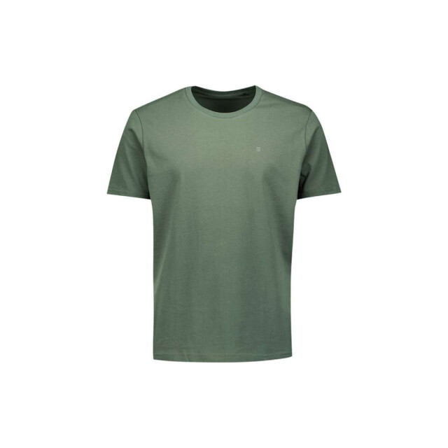 No Excess T-shirt crewneck solid basic dark green 29340701SN-052 large