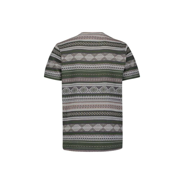 No Excess T-shirt crewneck allover jacquard grey melange 29350714-102 large