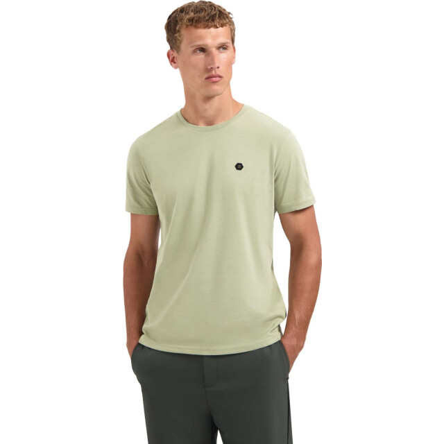 No Excess T-shirt crewneck peached light moss 29360775-197 large
