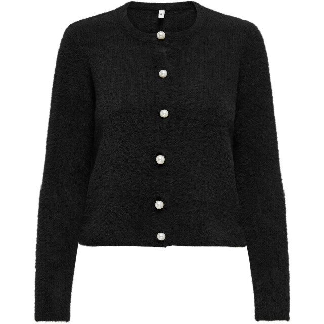 Only Onlpetra ls pearl o-neck cardi cc knt black/pearl 15350655-177911001 large