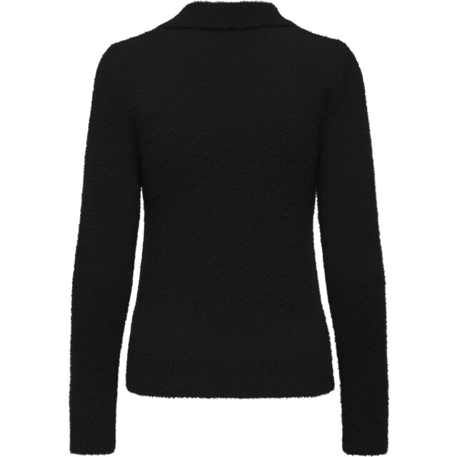 Only Onlpetra ls polo bling cc knt black/pearl button 15350653-177911001 large Only Onlpetra ls polo bling cc knt black/pearl button 15350653-177911001 large