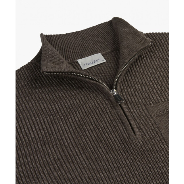 Profuomo Ppwj30047b h heren trui half zip profu H/PPWJ30047B large