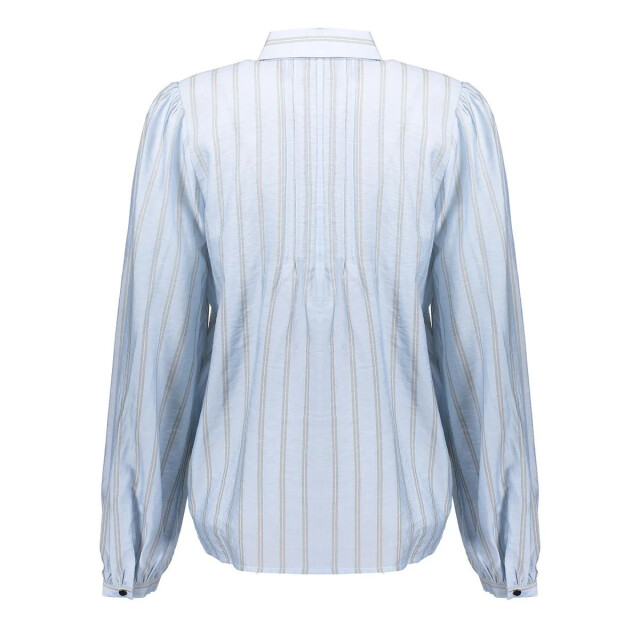 Geisha 53535-14 600 blouse stripes light blue/greige 53535-14 600 large