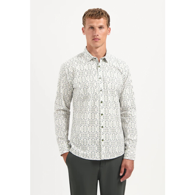 No Excess Heren overhemd 29450804 052 dark green NoExcess Overhemd 29450804 052DarkGreen large