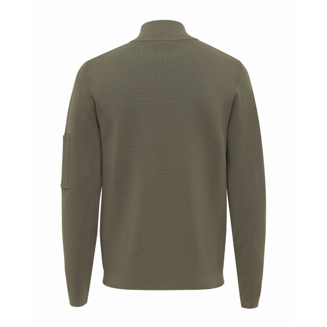 Genti Pull over half zip 103820-001-L large