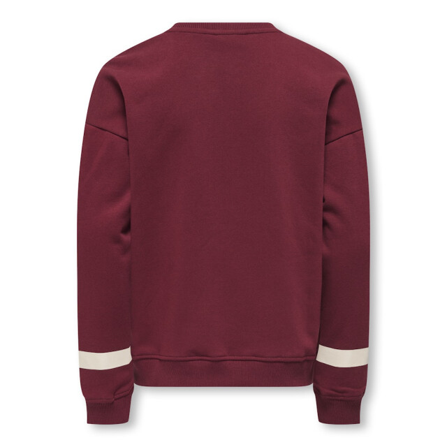Only Koghella life ls o-neck loose print swt bordeaux 2209.47.0013 large