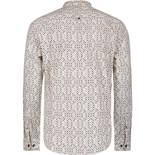 No Excess Shirt stretch allover printed mauve 29450804-146 large